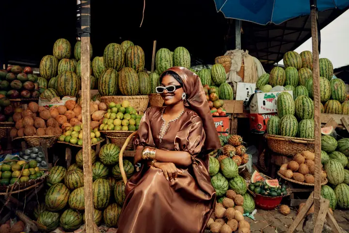Portrait au marché